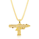 Submachine Gun Necklace