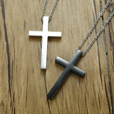 Unique Side Engraved Bible Cross Pendant