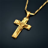 Mens Gold Cross Chain
